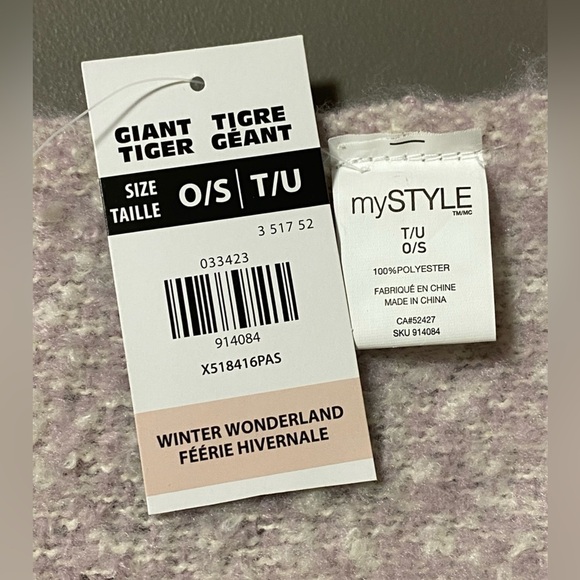 Mystyle Winter Wonderland Oversized Scarf, NWT - Picture 6 of 11